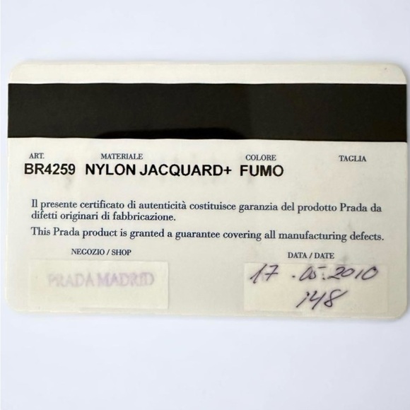 Authentic vintage Prada Two-Way khaki handbag. - Picture 7 of 7